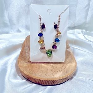 Multicolor Necklace & Earrings Set